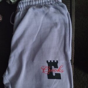 🔥 NWT Crooks & Castles Light Purple Jogger pants-Unisex Men M
